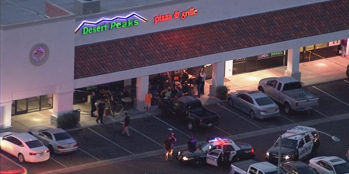 2 people are injured after the shooting at the Mesa restaurant