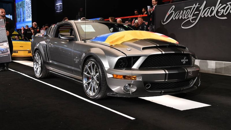 George Shinn, the original owner of the Charlotte Hornets, auctioned off his 2009 Ford Shelby...