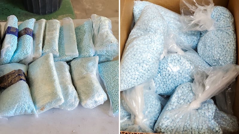 DPS seized around 1.18 million fentanyl pills, which is about 262.02 pounds.