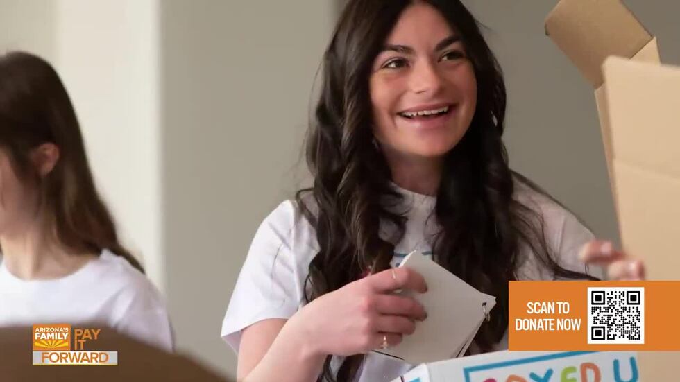 Milan Corragio-Sewell, 16, created a unique nonprofit organization designed to help Arizona...