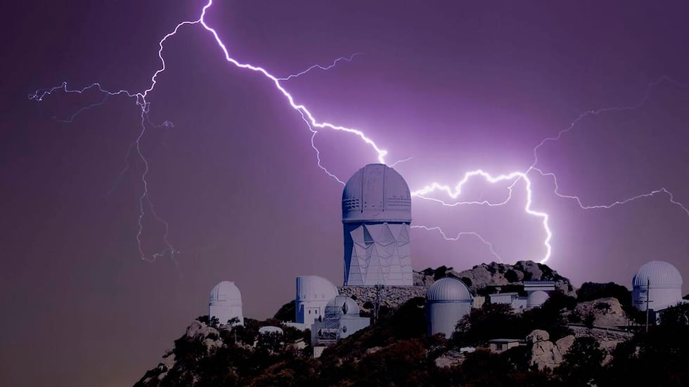 Kitt Peak Observatory in Arizona (Credit: Derrick Neill, 123rf.com)