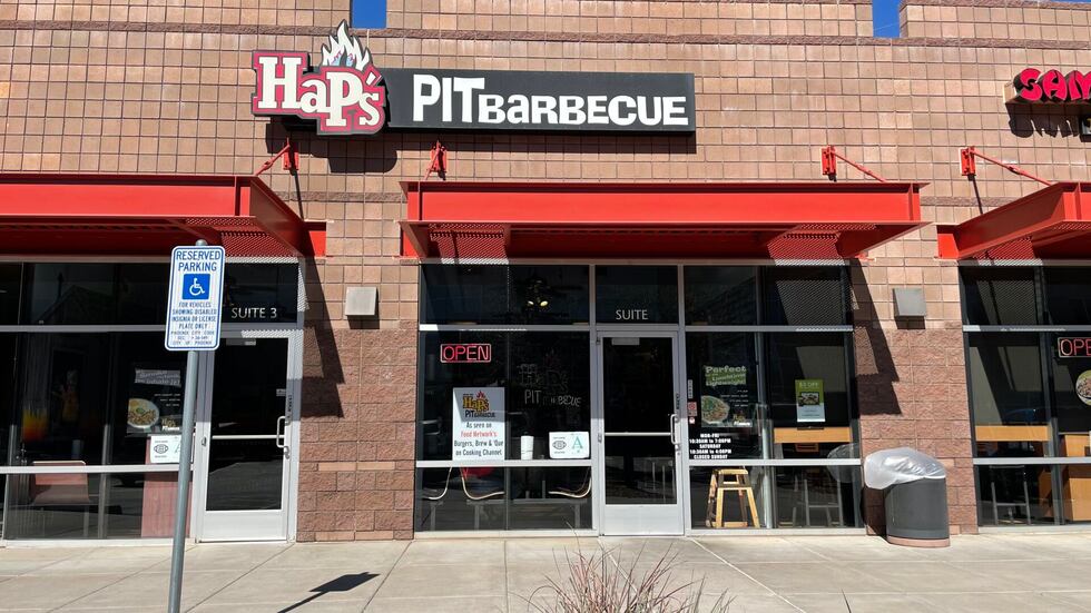 Hap's Pit Barbecue - located just east of 48th and Washington streets.