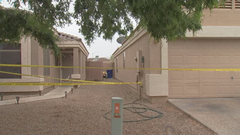 Police are searching for a man suspected of arson at a woman’s El Mirage home