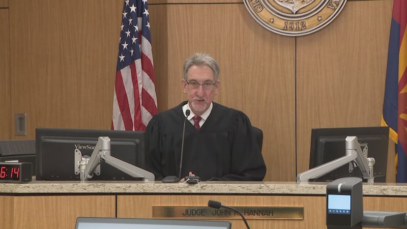 The two-day bench trial is over and now Maricopa County Superior Court Judge John Hannah is...