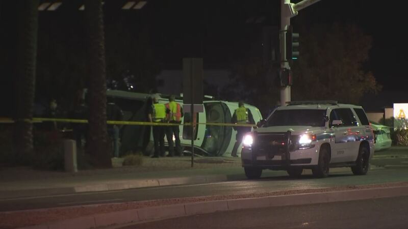 Police say one person died after a car crash in Scottsdale Sunday evening.
