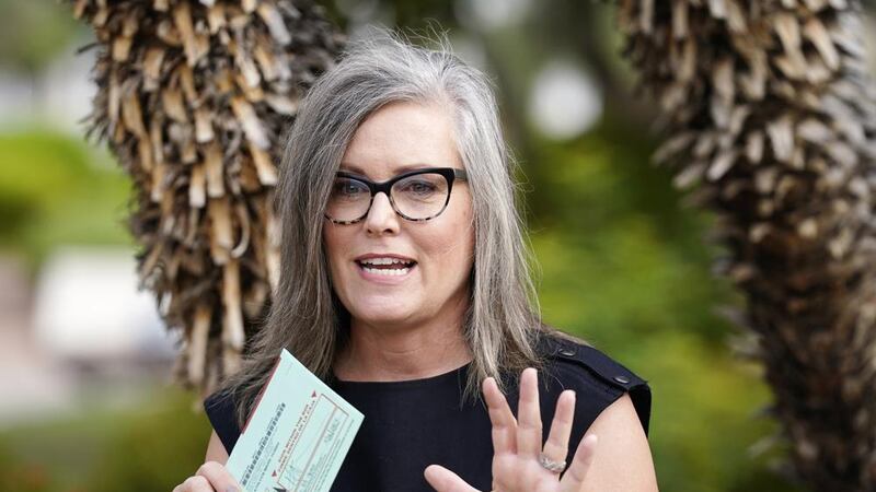 Arizona Democratic gubernatorial candidate Katie Hobbs announced she will not debate...