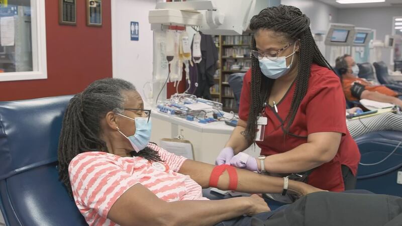 According to Vitalant, which collects blood through volunteers, the number of new donors has...