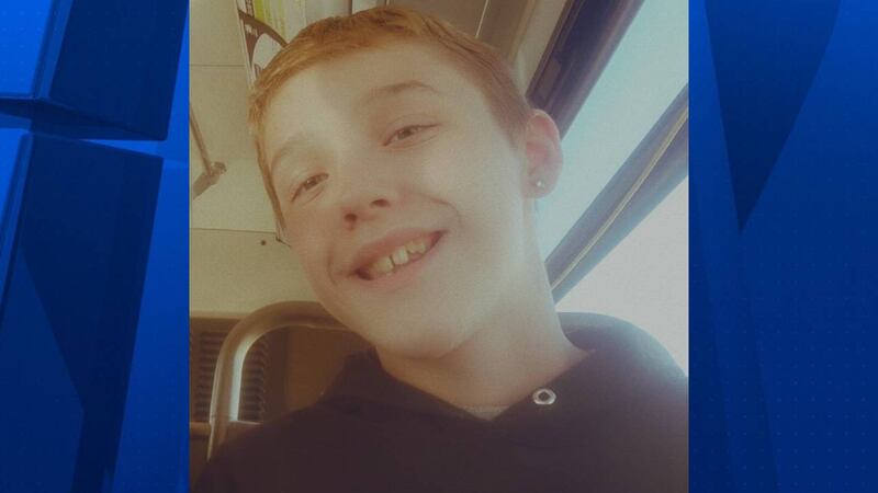 Caleb Wyble, 11, was missing for hours before he was found.