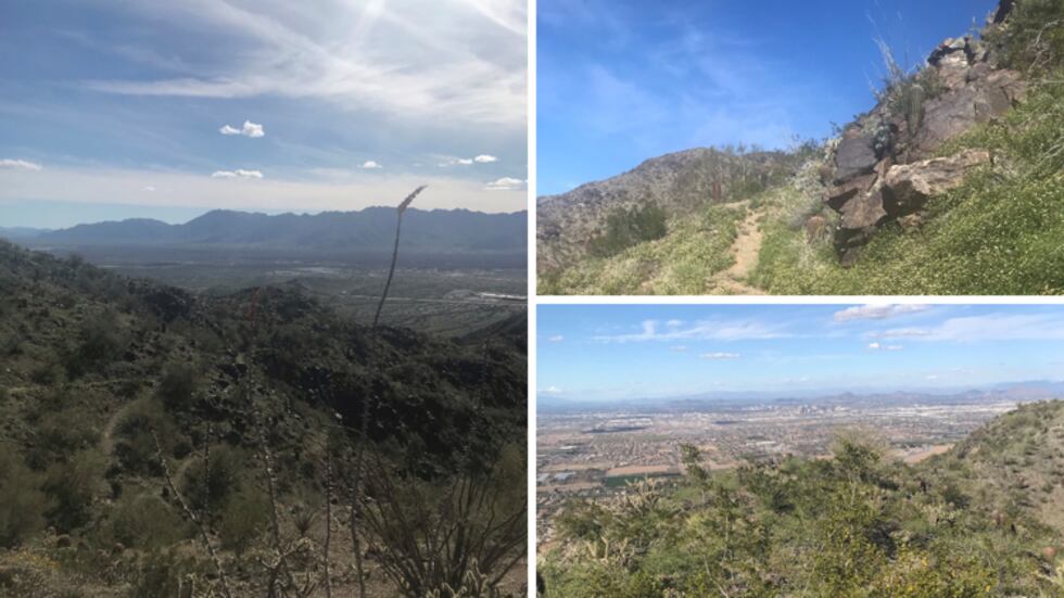 Debbie Hendricks of Just Roughin' It shot these photos of South Mountain.