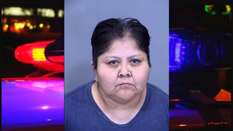 Cheryl Begay, 45, faces one count of aggravated assault of an officer.