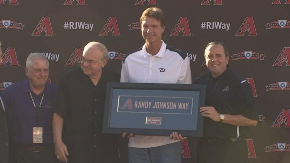 Phoenix street was renamed after legendary pitcher Randy Johnson (Source: KPHO/KTVK)