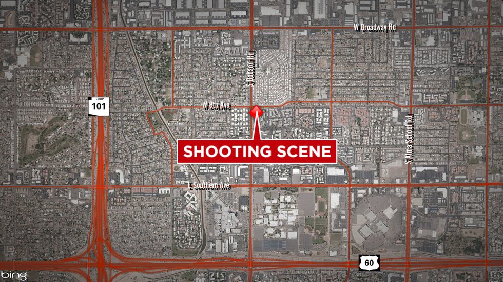 The shooting happened north of Southern and Dobson.