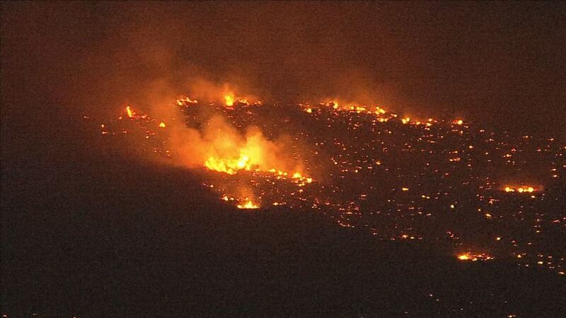 FILE -- Diamond Fire burns near Scottsdale, Arizona, in June 2023.