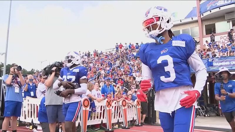 Buffalo Bills' Damar Hamlin had a heart attack in January during a game against the Cincinnati...