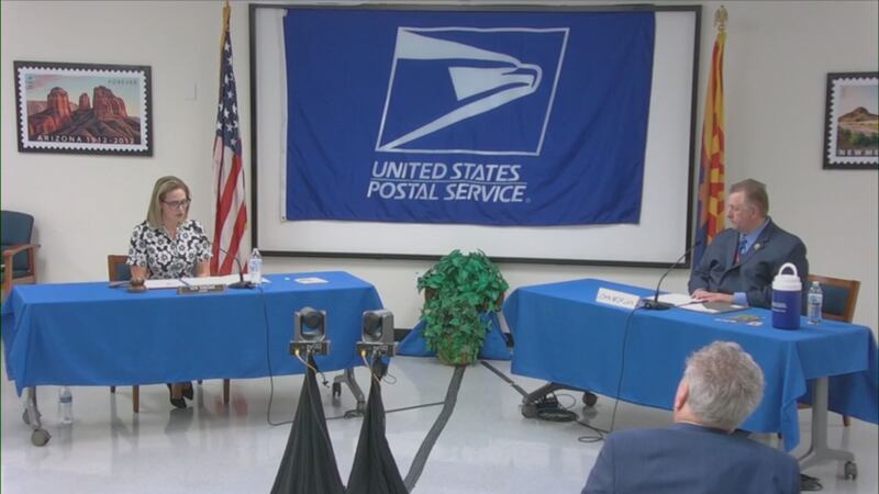 Sen. Kyrsten Sinema recently held a field hearing at the USPS District Office in Phoenix.