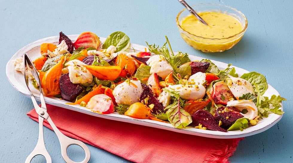 Wisconsin Cheese - Rainbow Roasted Beet Salad