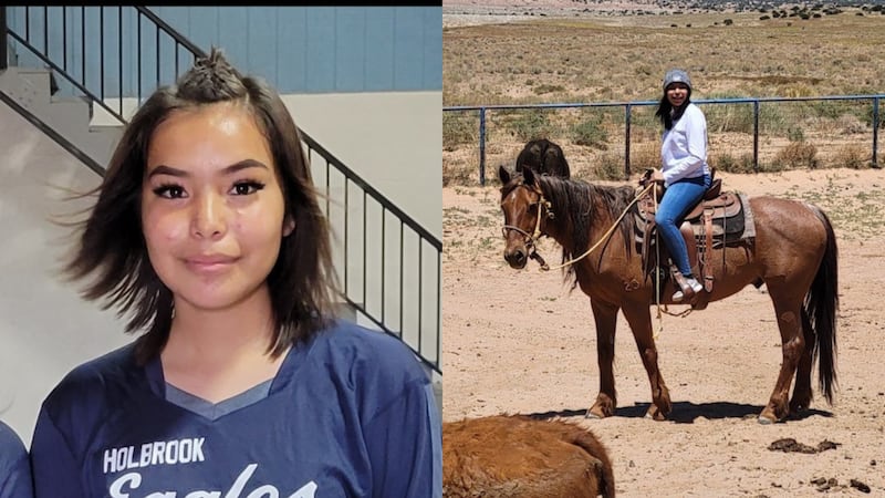 A Holbrook Indian School bus was carrying 19 students, including Kiarra Alma Gordon, when it...