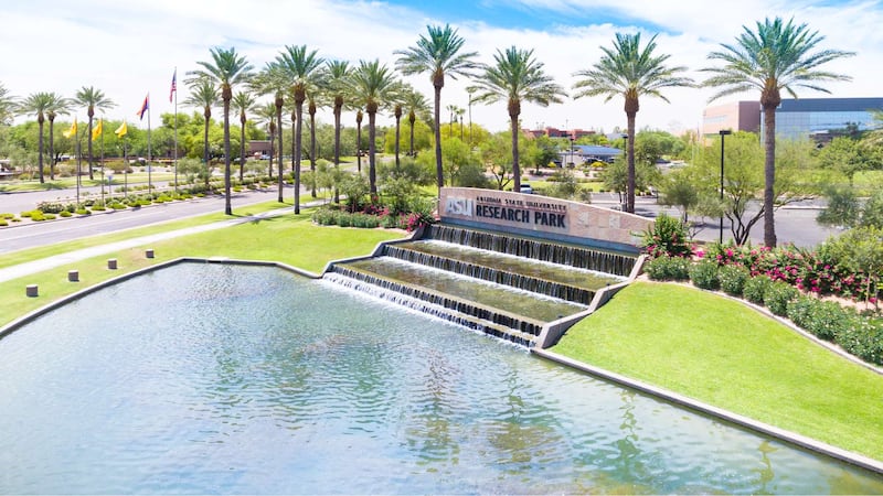 The ASU Research Park is home to numerous high-profile technology and business headquarters