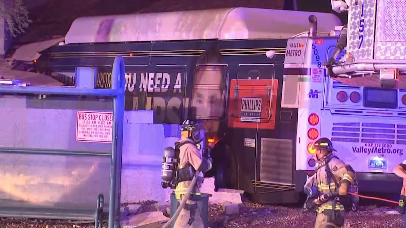 The collision happened around 11 p.m. near 63rd and Peoria avenues.