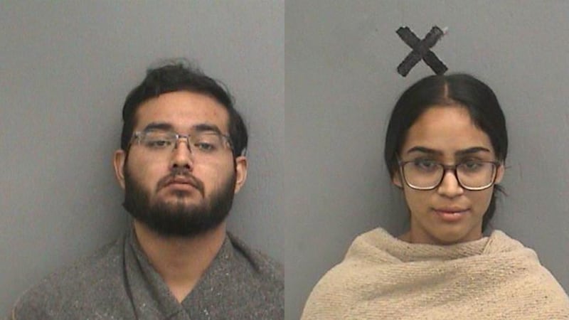 Edward Yunik Hernandez-Meza, left, Yamileth Francisca Lucero Pardo. (Navajo County Sheriff...