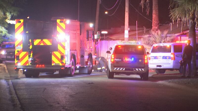 A heavy police presence could be seen near 17th Ave & Mountain View.