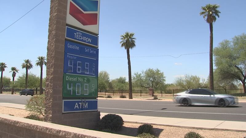 Prices in Phoenix are up more than 60 cents compared to a month ago