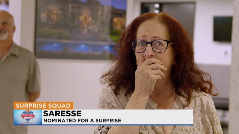 Saresse was shocked when her sister and adult son showed up at her workplace with the...