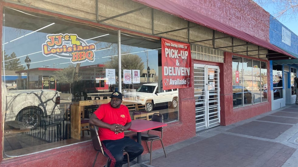 Johnson's Louisiana BBQ and owner/pitmaster James Johnson.