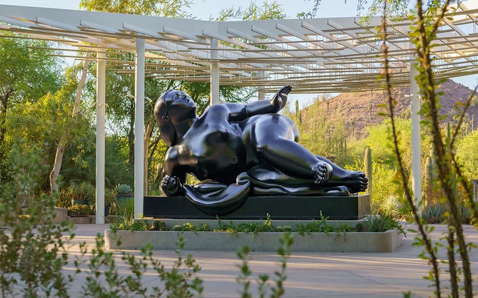 Fernando Botero's Reclining Woman
