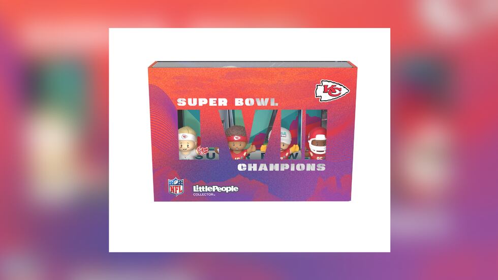 Fisher-Price will release an exclusive set of this year's Super Bowl champions.