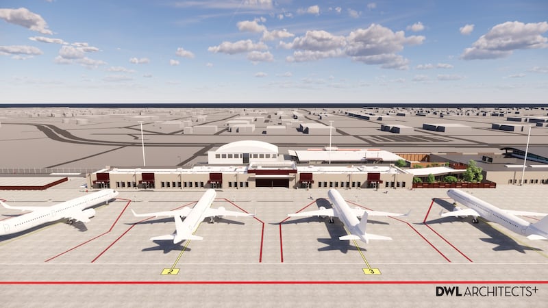 The airport will keep functioning as usual during construction.
