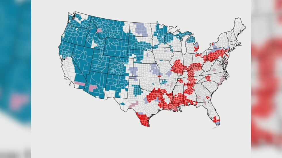The Mississippi-Ohio River Valley was identified as a Parkinson’s disease hotspot.