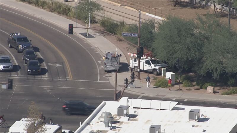 The outage was reported around 1:15 p.m.