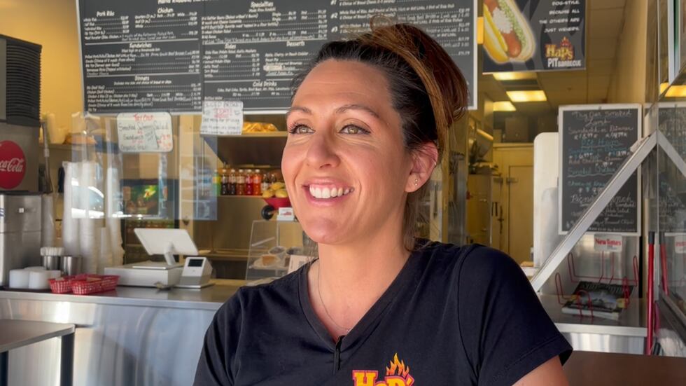 Christine Darroch, owner and pitmaster of Hap's Pit Barbecue.