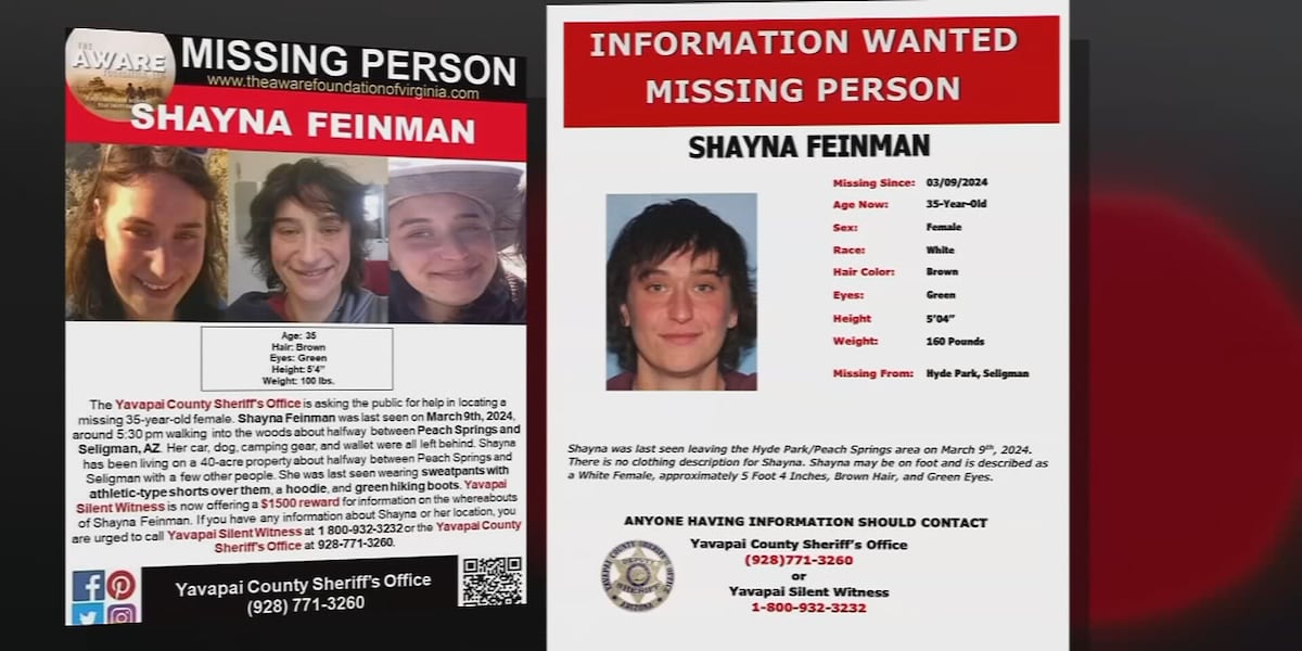 Witness recounts odd moments before and after Shayna Feinman vanished in northern Arizona