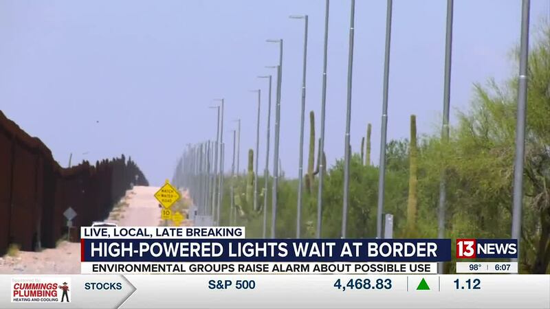 Thousands of stadium lights along border, conservationists warn detrimental impacts on wildlife