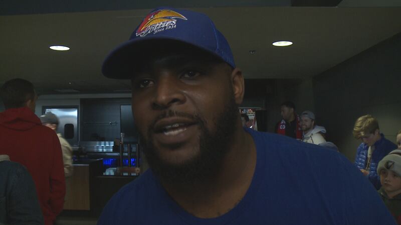 KU National Champion Sherron Collins spoke with 13News after the Jayhawks advanced to the...