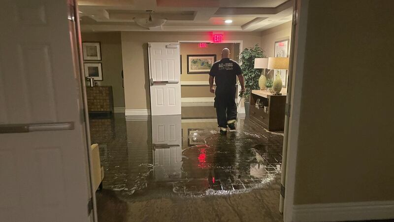 Members on the third and fourth floors had to be immediately evacuated.