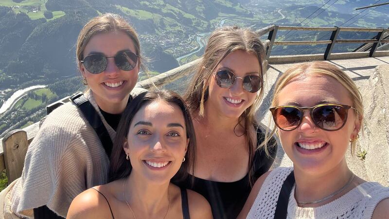 Four Kansas City nurses helped save a man's life while they were on a vacation in Europe.