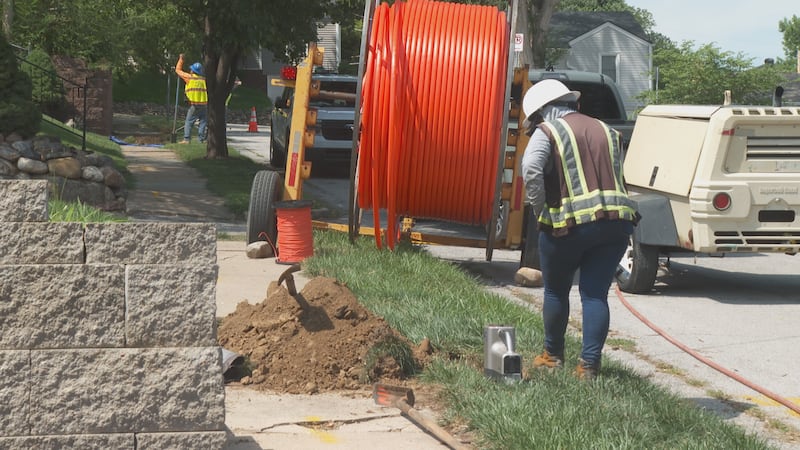 File photo of Google Fiber ground installation
