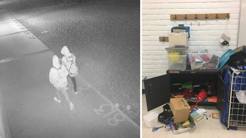 Both are now facing charges of burglary, criminal damage and theft of a vehicle.