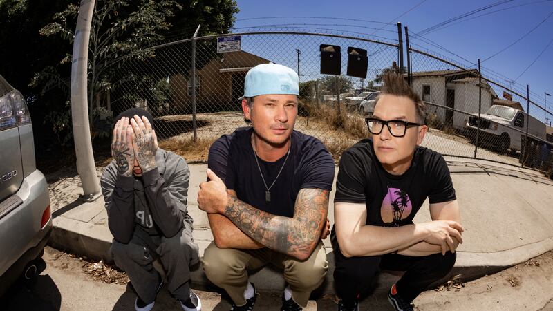 Rock band blink-182 will play in Glendale next July.