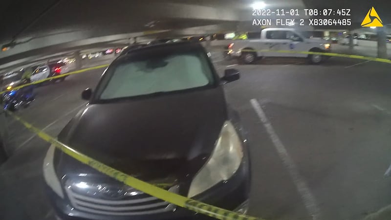 Deceased woman found inside car at Harry Reid