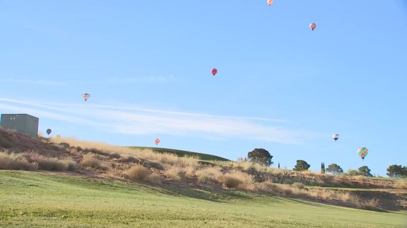 It happened on Saturday, the same time as the Balloon Regatta.