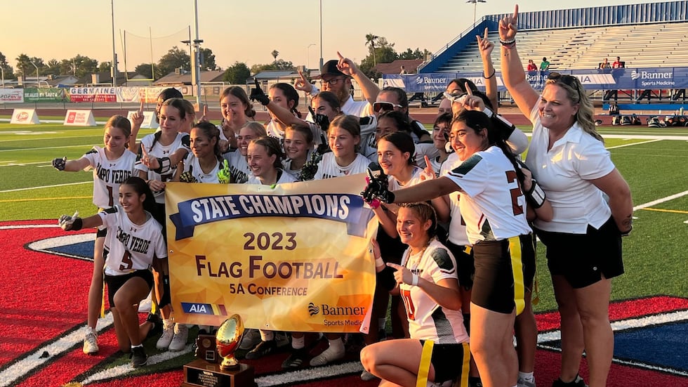 The Campo Verde girls held off Canyon View 14-13 to win the 5A championship.