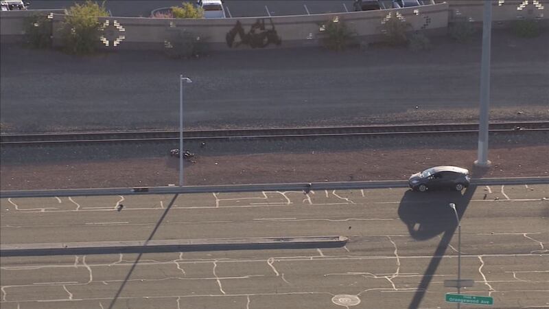 The crash happened around 4 p.m. near Grand and Orangewood avenues in Glendale.